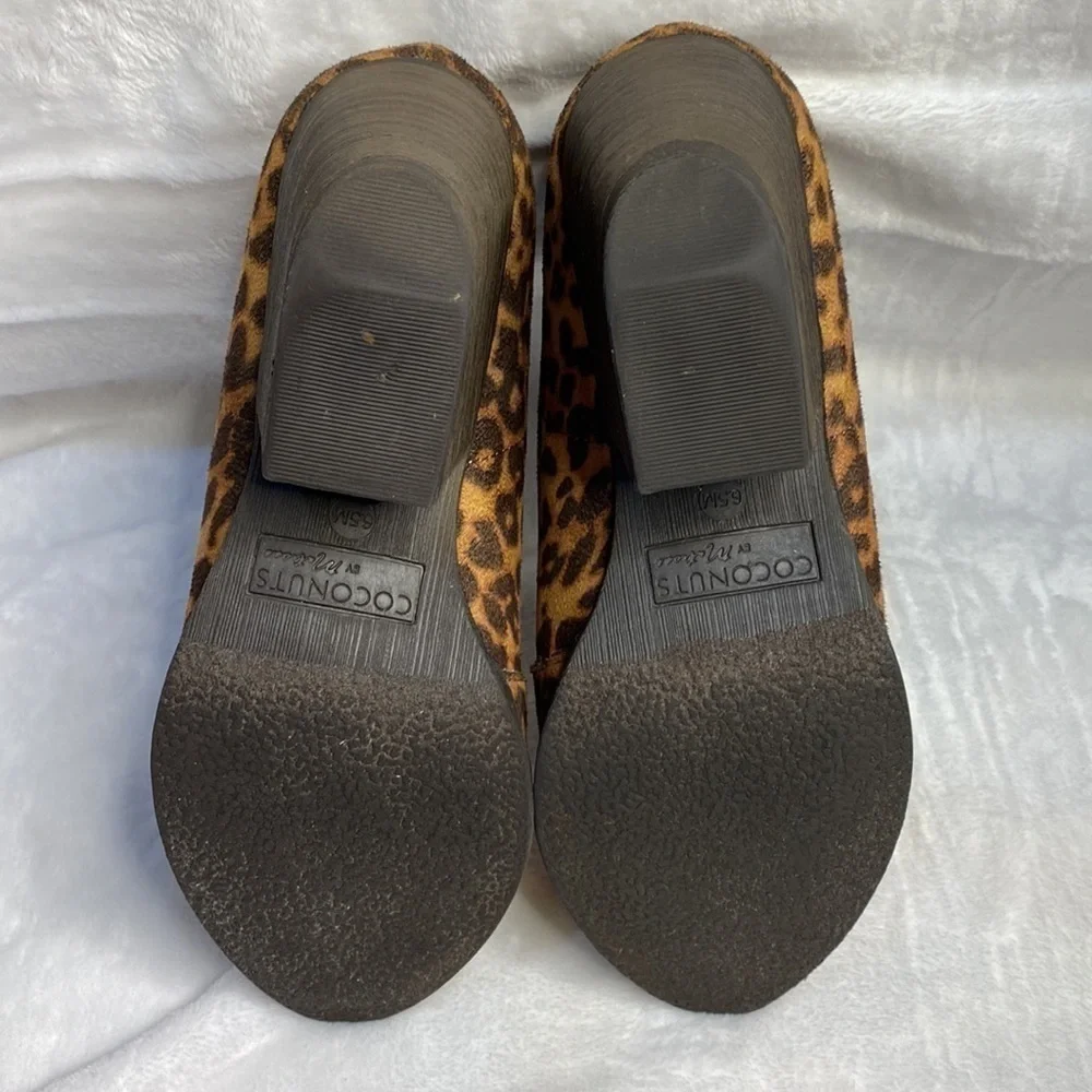 coconuts by Matisse Addie Leopard Print Ankle Booties Size 6.5M - Picture 15 of 16